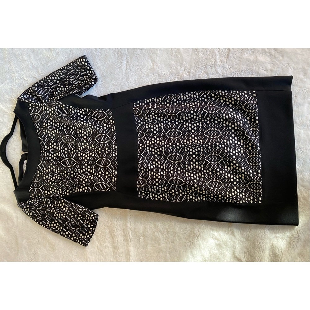 Maggy London Black and White Dress